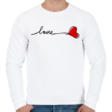PRINTFASHION Love me - Férfi pulóver - Fehér női pulóver, kardigán