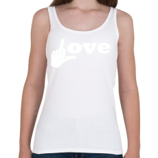 PRINTFASHION love - Női atléta - Fehér