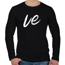 PRINTFASHION LOVE PART 2 - Férfi hosszú ujjú póló - Fekete