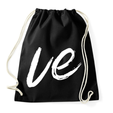 PRINTFASHION LOVE PART 2 - Sportzsák, Tornazsák - Fekete tornazsák