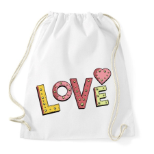 PRINTFASHION LOVE- szerelem - Sportzsák, Tornazsák - Fehér tornazsák