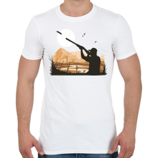 PRINTFASHION Lövészet - Férfi póló - Fehér