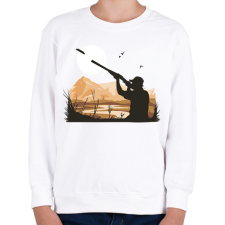 PRINTFASHION Lövészet - Gyerek pulóver - Fehér gyerek pulóver, kardigán