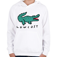 PRINTFASHION lowcost - Gyerek kapucnis pulóver - Fehér gyerek pulóver, kardigán