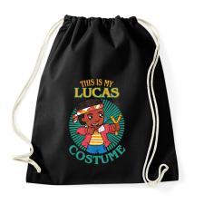 PRINTFASHION Lucas costume - Sportzsák, Tornazsák - Fekete tornazsák