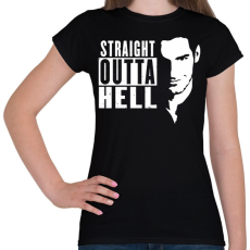 PRINTFASHION Lucifer - Női póló - Fekete