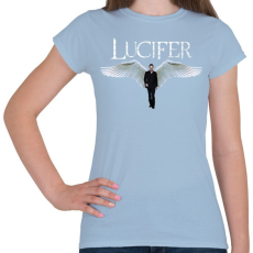 PRINTFASHION Lucifer - Női póló - Világoskék
