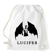 PRINTFASHION LUCIFER SZÁRNYAKKAL - Sportzsák, Tornazsák - Fehér tornazsák