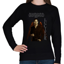 PRINTFASHION lucifer-with Quote Text - Női pulóver - Fekete női pulóver, kardigán