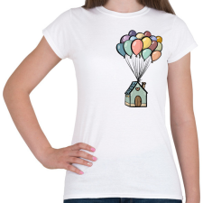 PRINTFASHION Lufis ház - Női póló - Fehér női póló
