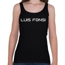 PRINTFASHION LUIS FONSI - Női atléta - Fekete női trikó