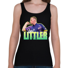 PRINTFASHION Luke Littler - Női atléta - Fekete női trikó
