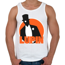 PRINTFASHION Lupin - Férfi atléta - Fehér atléta, trikó