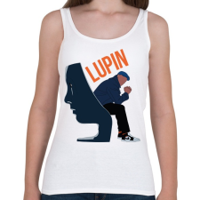 PRINTFASHION Lupin - Székben ülve - Női atléta - Fehér női trikó