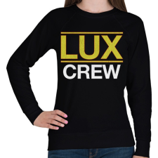 PRINTFASHION Lux Crew - Női pulóver - Fekete női pulóver, kardigán