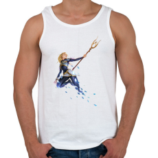 PRINTFASHION Lux - Férfi atléta - Fehér