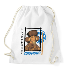 PRINTFASHION Luxemburgi Zsigmond - Sportzsák, Tornazsák - Fehér tornazsák