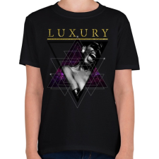 PRINTFASHION Luxus - Gyerek póló - Fekete gyerek póló