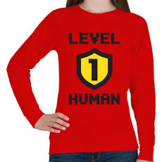 PRINTFASHION LVL 1 - Női pulóver - Piros