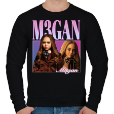 PRINTFASHION M3gan - Férfi pulóver - Fekete férfi pulóver, kardigán