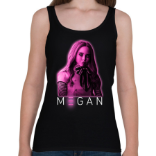 PRINTFASHION M3gan - pink - Női atléta - Fekete női trikó