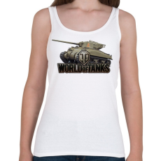 PRINTFASHION M4 Sherman WOT - Női atléta - Fehér