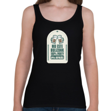 PRINTFASHION Ma este bulizunk - Női atléta - Fekete női trikó