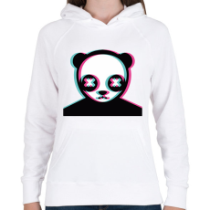 PRINTFASHION Maci freak ijesztő arc - Női kapucnis pulóver - Fehér