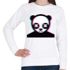 PRINTFASHION Maci freak ijesztő arc - Női pulóver - Fehér