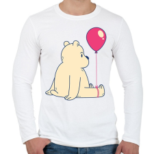 PRINTFASHION Maci lufival - Férfi hosszú ujjú póló - Fehér férfi póló