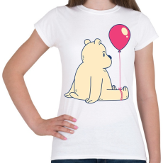 PRINTFASHION Maci lufival - Női póló - Fehér