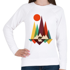 PRINTFASHION macika - Női pulóver - Fehér