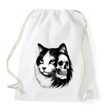 PRINTFASHION Macska  - Sportzsák, Tornazsák - Fehér tornazsák
