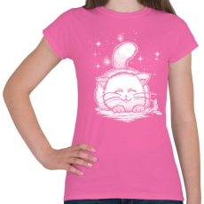 PRINTFASHION Macskaálom - Női póló - Rózsaszín