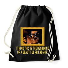 PRINTFASHION Macskajaj Barátság - Sportzsák, Tornazsák - Fekete tornazsák