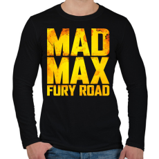 PRINTFASHION Mad Max - Férfi hosszú ujjú póló - Fekete