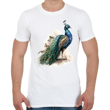 PRINTFASHION madár - Férfi póló - Fehér férfi póló