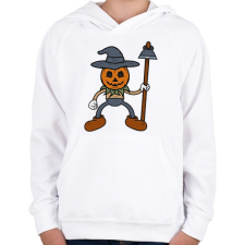 PRINTFASHION Madárijesztő - Gyerek kapucnis pulóver - Fehér gyerek pulóver, kardigán