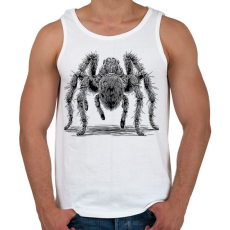 PRINTFASHION Madárpók / Tarantula / Pók rajz - Férfi atléta - Fehér