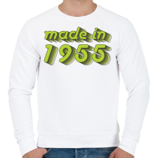 PRINTFASHION made-in-1955-green-grey - Férfi pulóver - Fehér férfi pulóver, kardigán