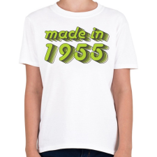 PRINTFASHION made-in-1955-green-grey - Gyerek póló - Fehér gyerek póló