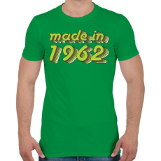 PRINTFASHION made-in-1962-green-grey - Férfi póló - Zöld