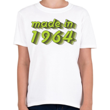 PRINTFASHION made-in-1964-green-grey - Gyerek póló - Fehér gyerek póló