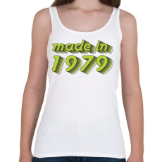 PRINTFASHION made-in-1979-green-grey - Női atléta - Fehér