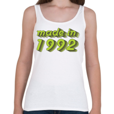 PRINTFASHION made-in-1992-green-grey - Női atléta - Fehér