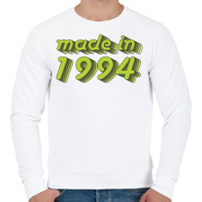 PRINTFASHION made-in-1994-green-grey - Férfi pulóver - Fehér férfi pulóver, kardigán