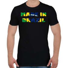 PRINTFASHION Made in Brazil - Férfi póló - Fekete férfi póló