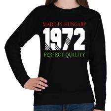 PRINTFASHION Made in hungary - Évszámmal - Női pulóver - Fekete női pulóver, kardigán