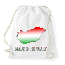 PRINTFASHION Made In Hungary - Sportzsák, Tornazsák - Fehér tornazsák