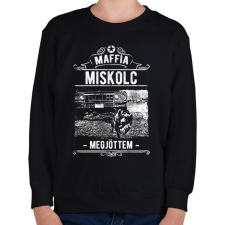 PRINTFASHION Maffia Miskolc - Gyerek pulóver - Fekete gyerek pulóver, kardigán